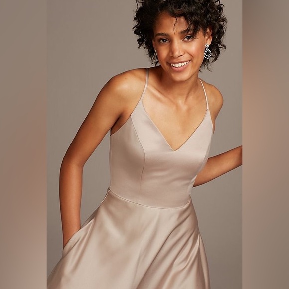 David’s Bridal Bridesmaid Dress in Black - Picture 7 of 8